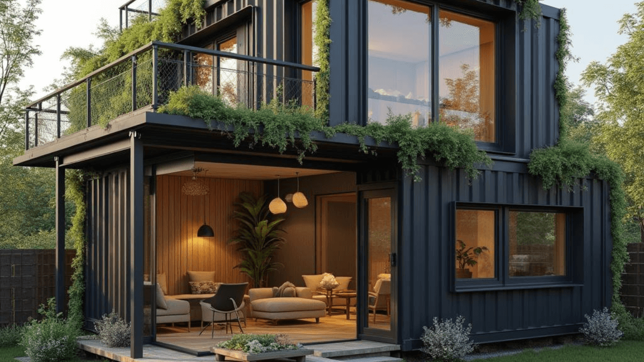 shipping container home rooftop ideas