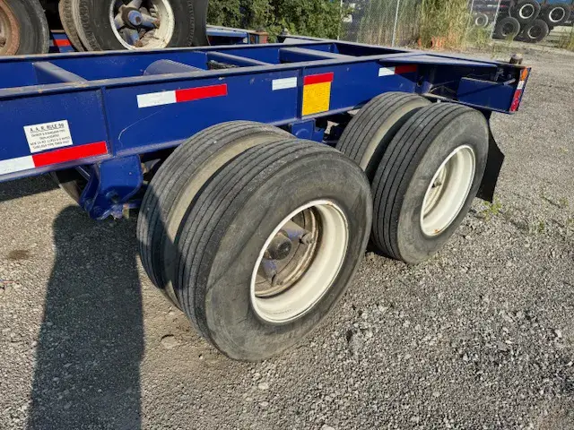 40ft Gooseneck Container Chassis delivery in Chicago