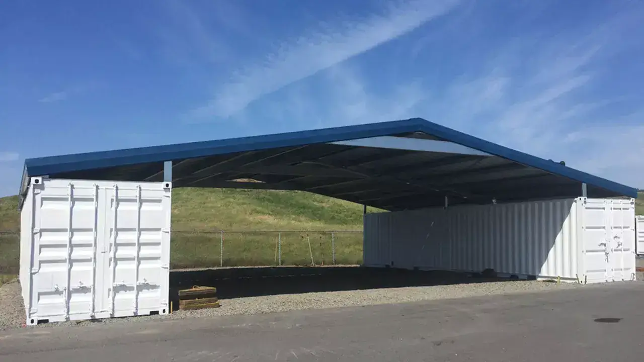 shipping container roof plans