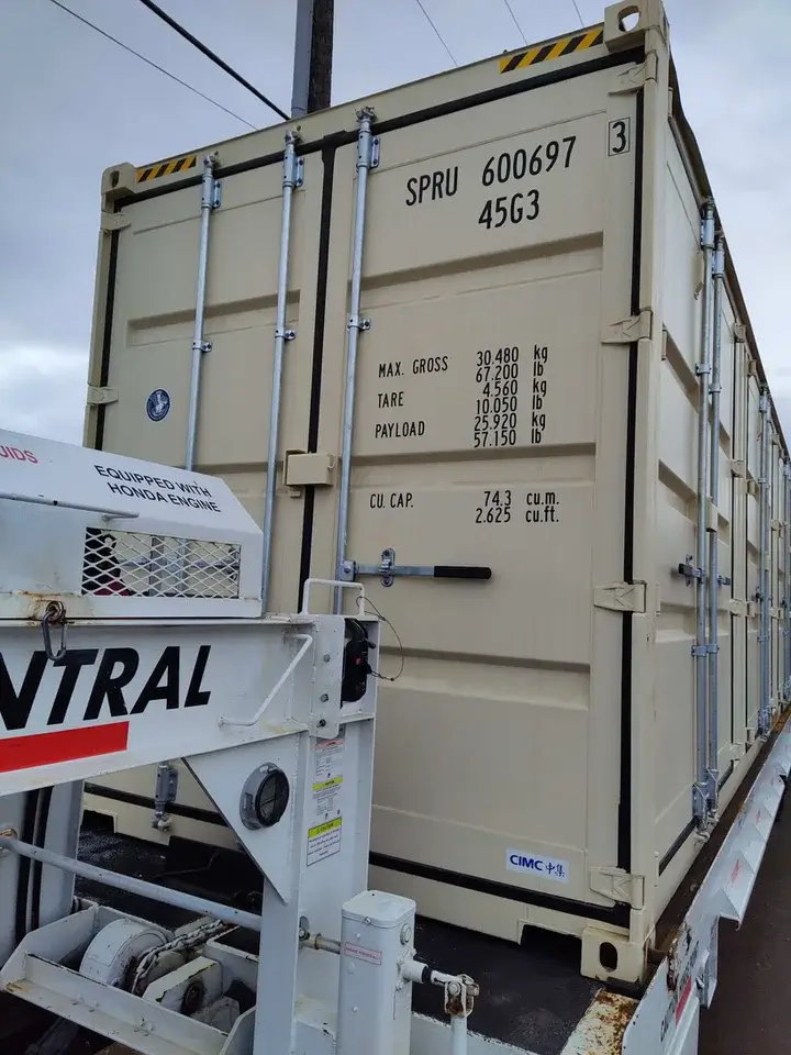 40'ft High Cube Open Side with 4 Door Container