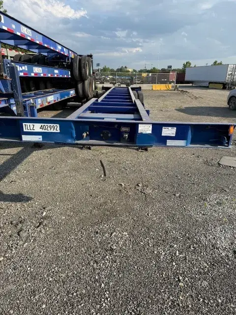 40ft Gooseneck Container Chassis delivery in Chicago