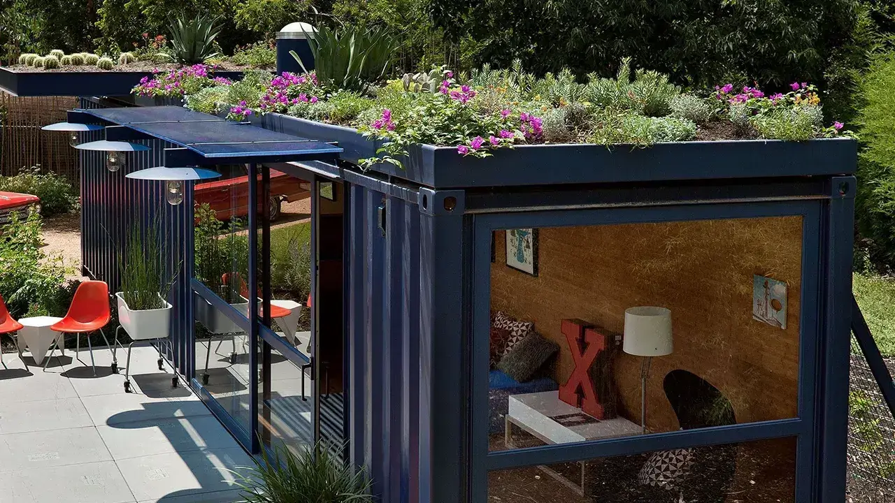 shipping container roof