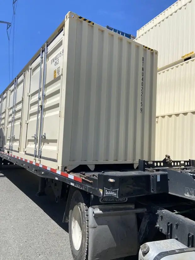 40'ft High Cube Open Side with 4 Door Container One Tripper