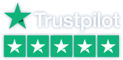 The official Trustpilot logo and star rating, representing thousands of verified reviews from Pelican Containers customers.