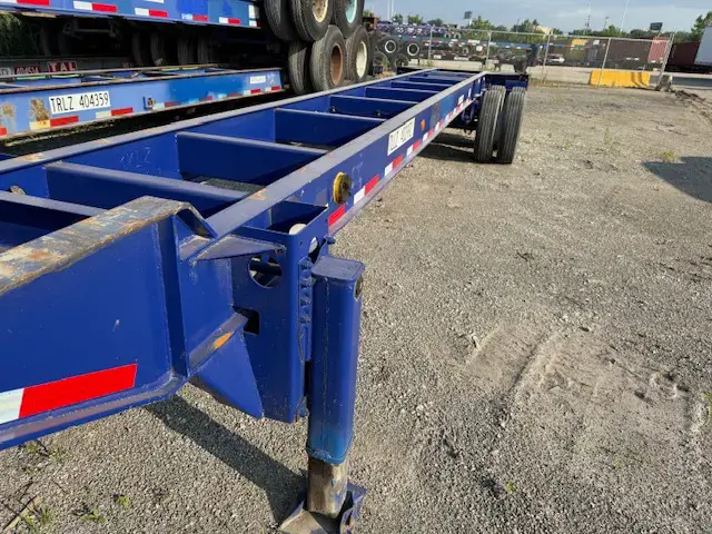 40ft Gooseneck Container Chassis delivery in Chicago