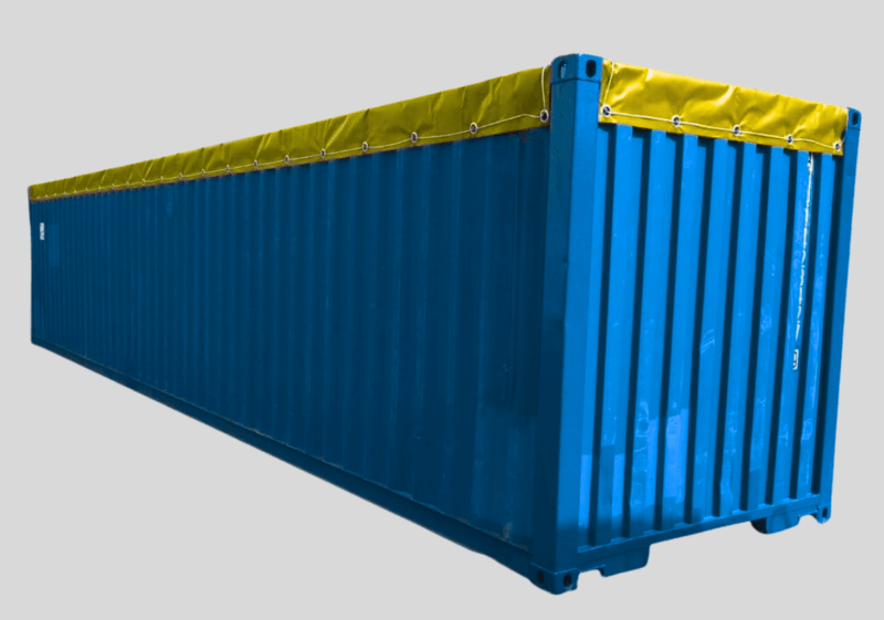 open top shipping container