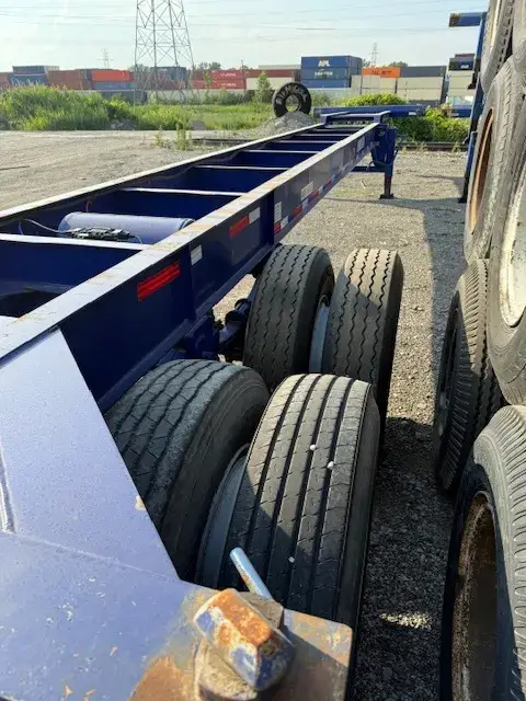 40ft Gooseneck Container Chassis delivery in Chicago