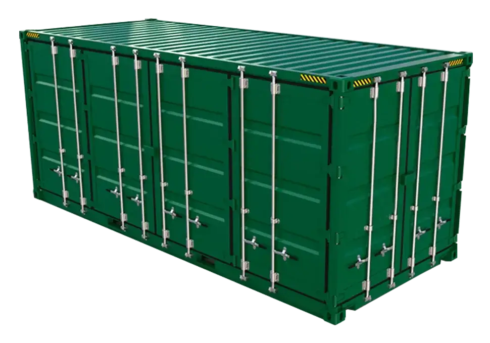 20 ft side opening shipping container for sale